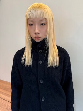 ナループロアボタン(Nalu pu loa BOTAN) レイヤーカット/ミディアムレイヤーカット/ブロンドカラー