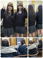 クリア 美容室&nbsp;お友達と一緒に☆初ヘアカラー