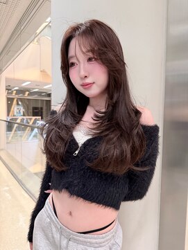 アクシス 栄ガスビル店(`AXIS) 【 Rin 】イメチェン/ピンクベージュ/前髪/名古屋栄矢場町