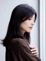 ワンマイル 八潮店(one mile) 30代40代50代◎白髪染めリタッチカラー大人セミロング八潮