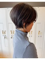 バランス ヘアーアンドアイラッシュ 野田店(balance.)&nbsp;ショートボブ×アッシュブラウン