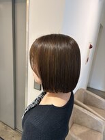 アヴァンスアンス 広島袋町店(AVANCE.ens)&nbsp;オリーブベージュカラーとブリーチなしダブルカラー