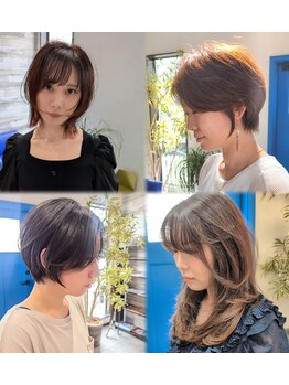 サロン クィ ベルジョーネ(SALON QUI BELLGIONE)の写真/【大人ショート】はお任せあれ♪似合わせはもちろん、自宅で簡単再現できる提案を大事にします。