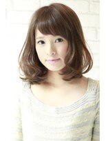 クィーンズガーデンバイケーツーギンザ(QUEEN’S GARDEN by K two GINZA)&nbsp;［K-two銀座］重めバングで目力&小顔度UPピュアフェミニンミディ