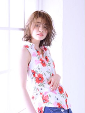 アース 高崎店(HAIR & MAKE EARTH) ふわっと柔らかうぶカールボブ【高崎】