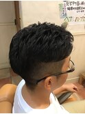 硬い直毛にもソフトにあてるコテパーマ