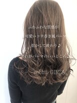 グレージュ/デジタルパーマ/ゆるふわロング/大きめカール/高柳
