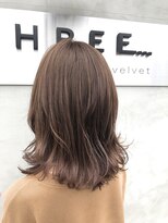 スリーバイベルベット(THREE...by velvet)&nbsp;ミルキーブラウン