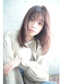 地毛風ストレート　ミディアムウルフ　中目黒　代官山