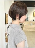 耳にかけても可愛い コンパクトショート atena六本松 川本