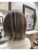 ショートハイライト　外ハネアレンジ×PESCA立川店