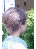 【札幌/impression佐藤】ハイトーンショート/フレーミングカラー