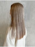 グレージュロング_チェリーブラウンフェミニンロング_ba357032