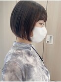 コンパクトミニボブ　ぱつっとボブ　切りっぱなし　草加