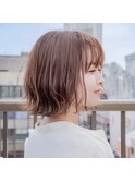 ぱつっと切りっぱなしボブ