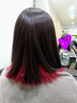 エリア(area) ワンレンインナーカラー