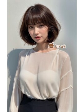 ラクヘアー 姪浜店(rak hair) ふんわりボブ