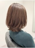 ことりベージュ　くびれボブ　20代30代40代おすすめ