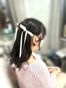 アイビー 新宿(IVY) お花のハーフツイン