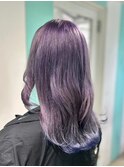 【ラベンダーカラー×裾カラー×ブルー】池袋美容室