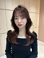 グロー 大宮(GLROW) 韓国 くびれ巻き レイヤーカット マロンベージュ