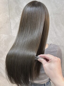 ドゥマン(Demain) ラテグレージュ/ミルクティーグレージュ/透明感/ブリーチなし