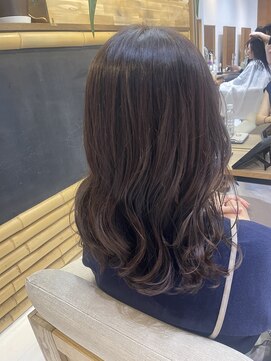 ヘアリゾート粋 リマ 銀座店(lima) セミロングウェーブ/透明感ナチュラルブラウン