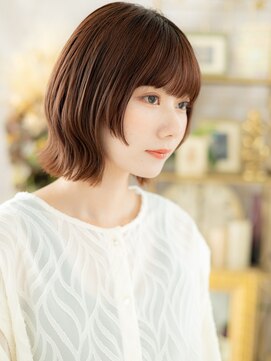 カバーヘア ブリス 志木南口駅前店(COVER HAIR bliss) ぱっつん前髪ウルフミディアムくびレイヤーc7志木20代30代40代