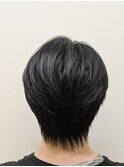 毛流れセンターパート/ウルフヘア