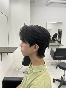 ステージ(STAGE) センターパート　ニュアンスパーマ　ダウンパーマ