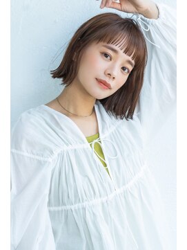 エル 横浜(eL) デザインカラー グランマッシュ フェイスフレーミング暗めカラー