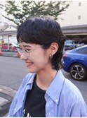 マレットヘア ショートヘア ショートウルフ パーマ
