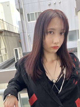 ローリー ヒロシマ(RoLLy hiroshima) 顔まわりレイヤーボルドーカラー