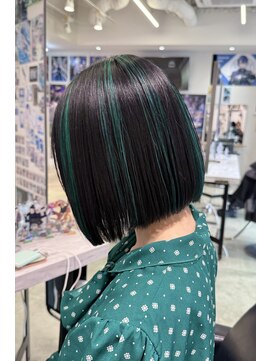 トーキョー オタクヘアー(TOKYO OTAKU HAIR) ボブ ハイライト ダブルカラー アンブレラカラー