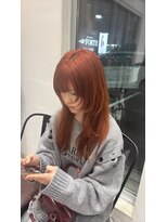 フォルテ 島田店 【ロングウルフ×オレンジブラウン】