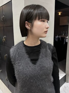 ヘアー アイス ルーチェ(HAIR ICI LUCE) ミニボブ/ボブ/切りっぱなしボブ/ワイドバング/太田