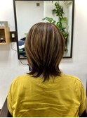 白髪ぼかしハイライト