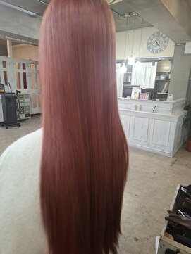 チャプター 那覇店(chapter) ブリーチ１回から出来るピンク