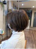 After/50代/白髪ぼかし×ショート