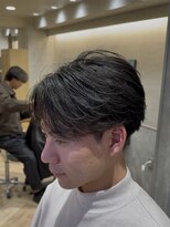 曲がる縮毛矯正専門店 バイ レイズ 名駅(RAYS) 名古屋フェザーショートニュアンスセンターパート