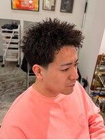 メゾンフォーメン 心斎橋店(Maison for men) ハードツイスト ブッタパーマ テーパーフェード