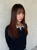 ホワイト(WHITE) レイヤーカット×美髪矯正