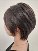 大人ショート×ボブ×ひし形シルエット20代×30代