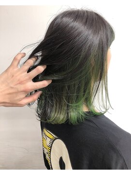 アライブ ハラジュク(ALIVE harajuku) 【ALIVE ryota】インナー×ライムグリーン ロブ