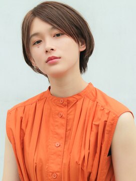 ネイヴィル オモテサンドウ(navile omotesando) シアーブラウンカラー×小顔ショートボブ☆navile表参道