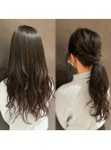 シールエクステヘアーアレンジ