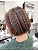 CIERA.フェミニンボブ×バレイヤージュ