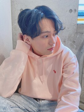 ルービック 奈良(Rubik's) ナチュラルツイストスパイラルパーマ/センターパート