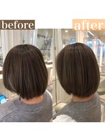 リメル 奥沢自由が丘店(Remel)&nbsp;脱白髪染め　艶髪白髪ぼかしハイライト