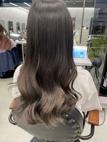 ラックスビー シュクラン 八戸ノ里駅前店(LUXBE SHUKRAN) 艶髪グラデーションカラー/グレージュ